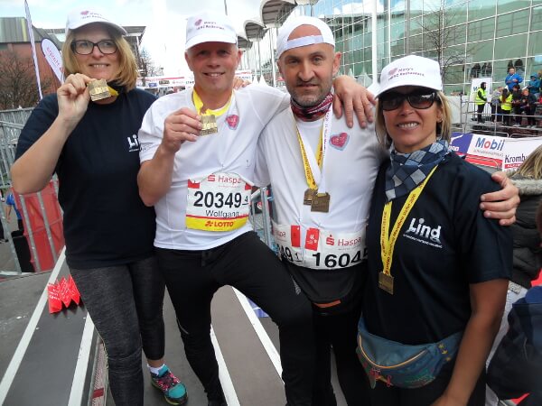 Franz Lang beim Hamburg-Marathon