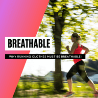Breathable running clothes