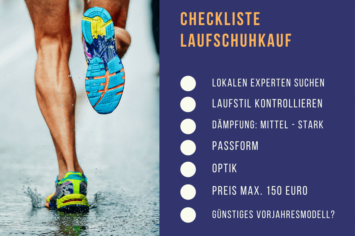 Checkliste für den Laufschuh-Kauf
