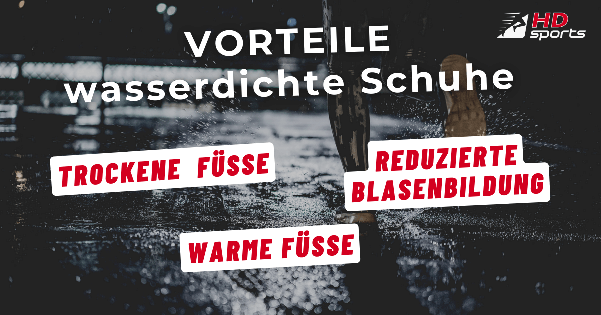 Vorteile von wasserdichten Laufschuhen