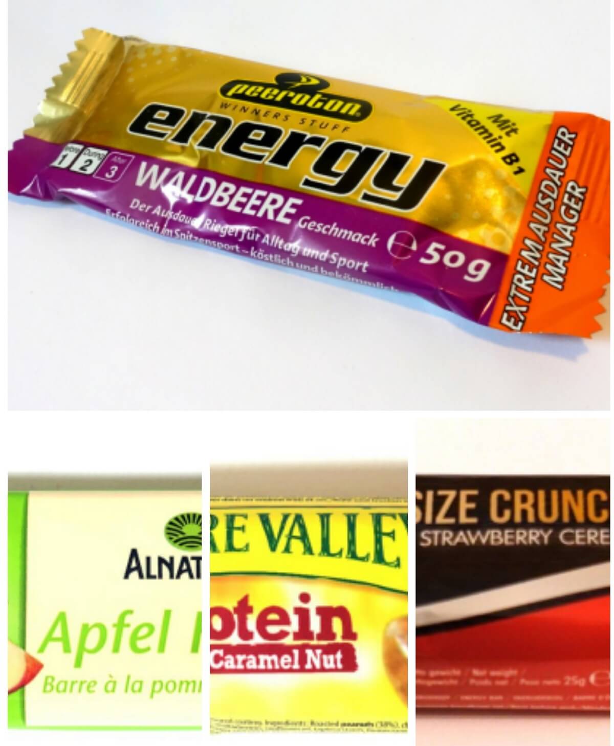 Kohlenhydrat-Riegel im Test 