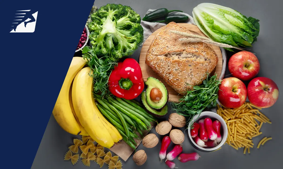 Ein Bild mit vielen Lebensmitteln aus Ballaststoffen