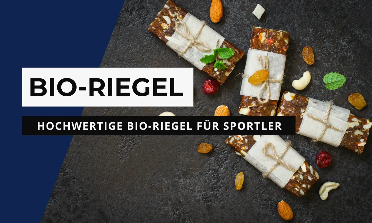 Vier verschieden Bio-Riegel