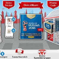 Promo-Codes Panini Digital Sticker Album - Fussball-WM 2018