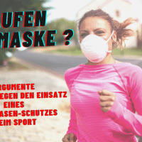 Laufen mit oder ohne Maske (Mund-Nasen-Schutz)?