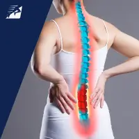 Steißbein einer Frau