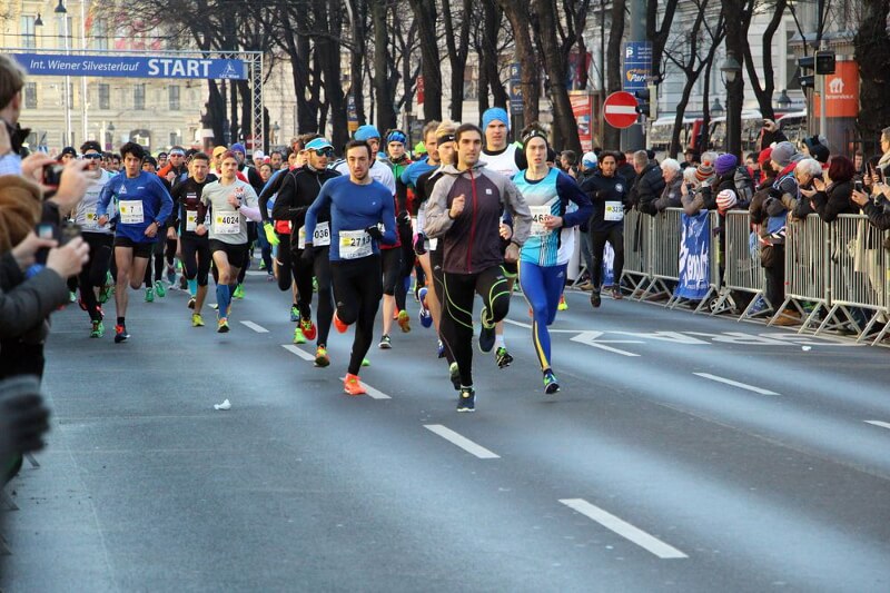 Fotos vom Wiener Silvesterlauf 2016