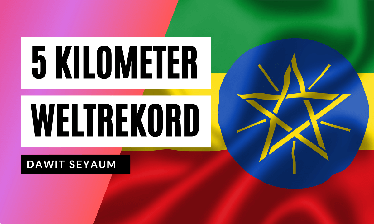 Dawit Seyaum, 5 km Weltrekord in Lille