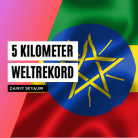 Dawit Seyaum, 5 km Weltrekord in Lille