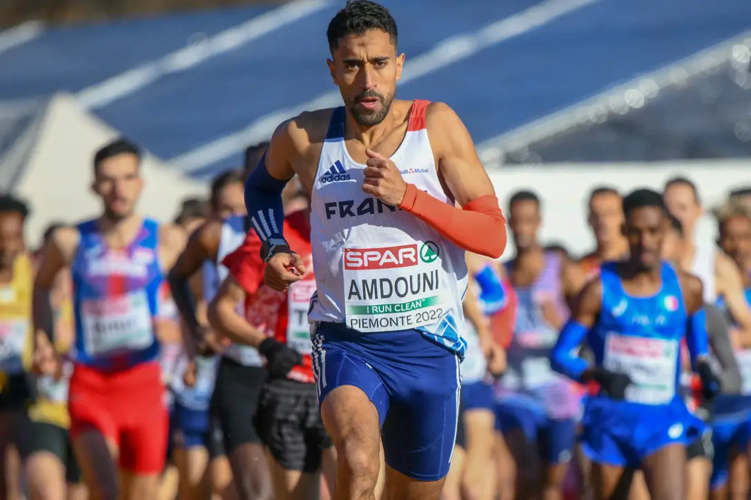 Morhad Amdouni bei der Crosslauf-EM 2022