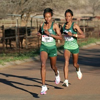 Boston Marathon mit Tadu Nare