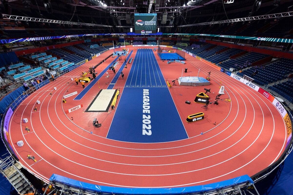 Leichtathletik Hallen-2022 in Belgrad (Serbien)