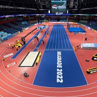 Leichtathletik Hallen-2022 in Belgrad (Serbien)