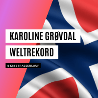 Karoline Grøvdal Weltrekord 5 km