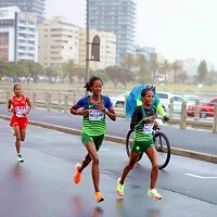 Äthiopischer Doppelsieg für Nedbank-Läuferinnen