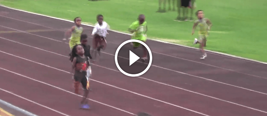VIDEO: 7-Jähriger läuft unglaubliche Zeit über 100 Meter