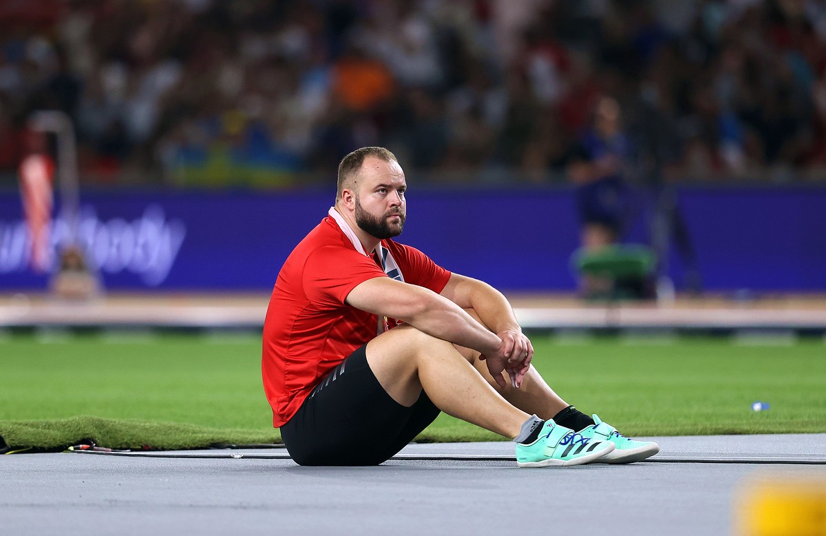 Lukas Weißhaidinger bei der Leichtathletik-WM 2023