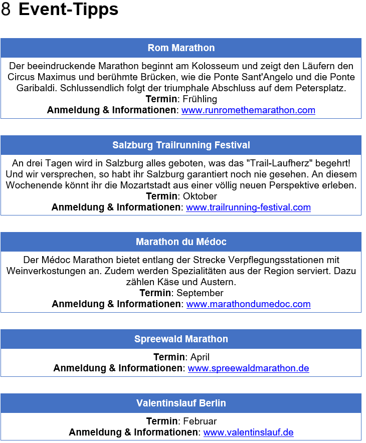 Event Tipps Screenshot Laufbuch V6