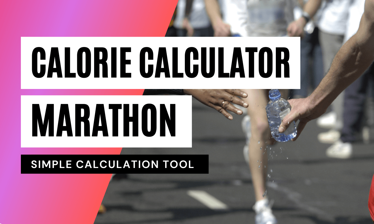 Calculate calorie consumption during marathon
