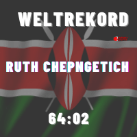 Ruth Chepngetich Halbmarathon-Weltrekord in Istanbul