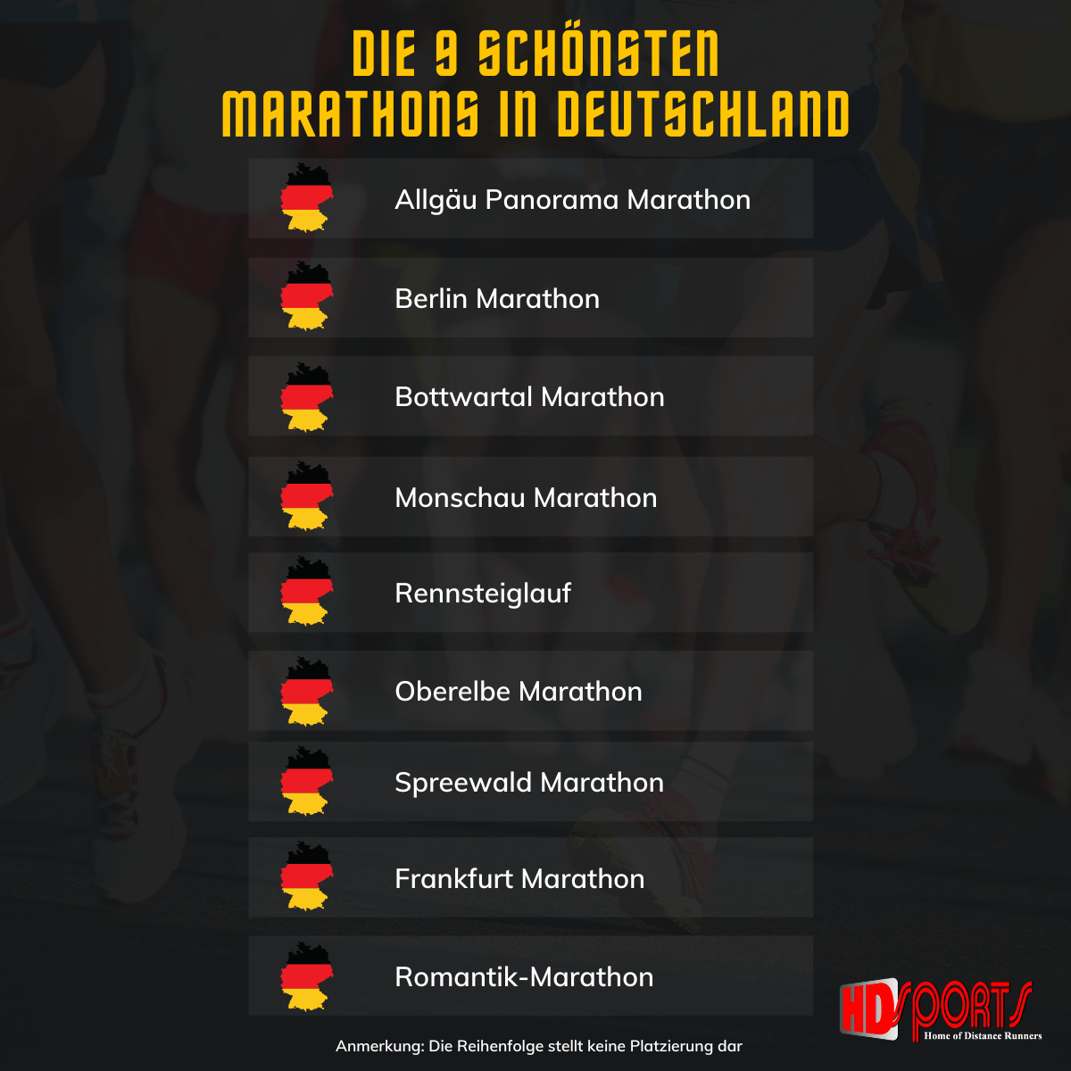 Schönster Marathon in Deutschland