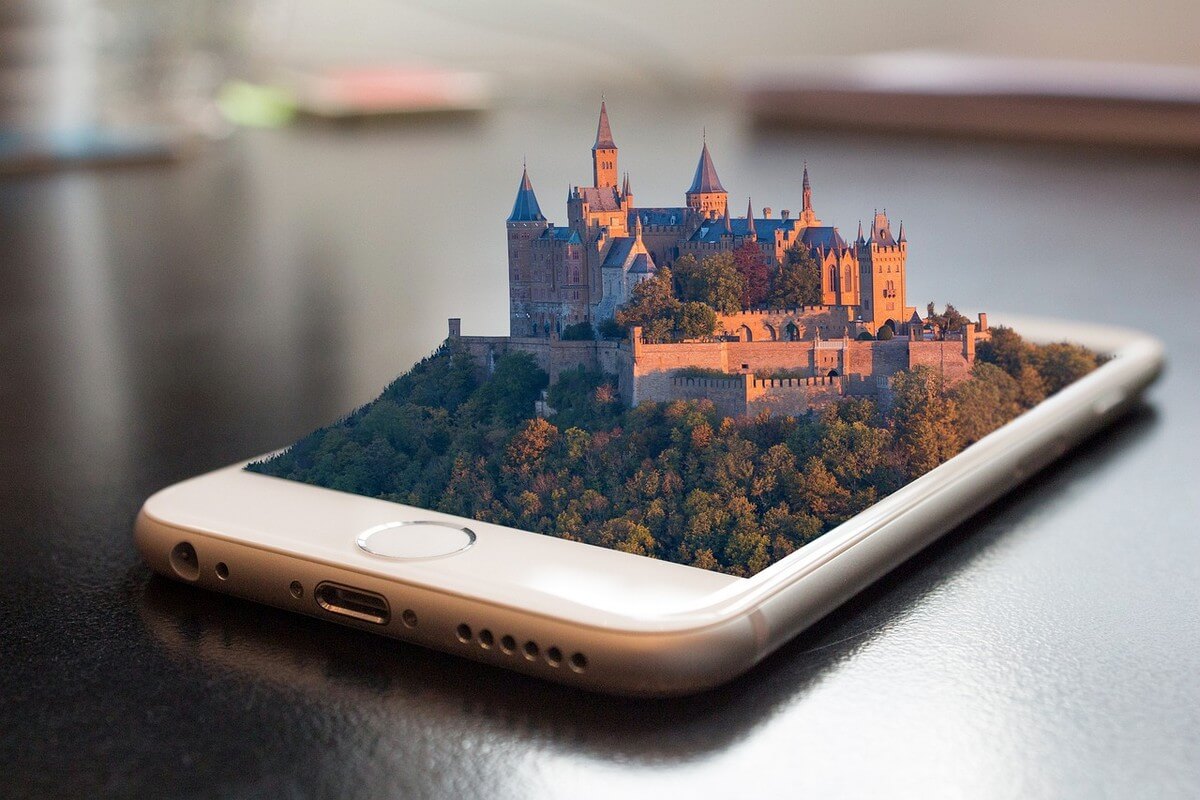 Smartphone 3D Schloss Pixabay 1200