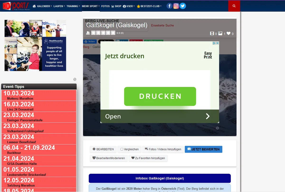Fehlerhafte Darstellung von Werbung bei Ezoic