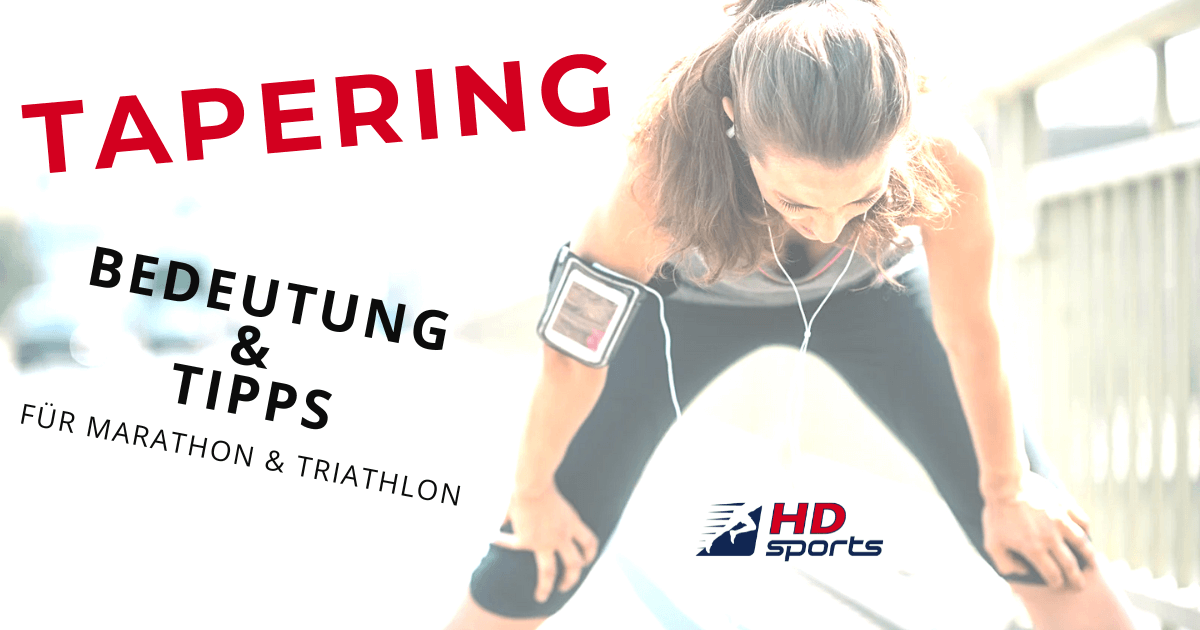 Tapering beim Laufen