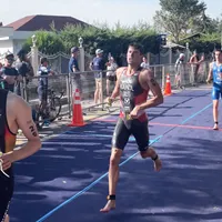 Triathlet Tjebbe Kaindl