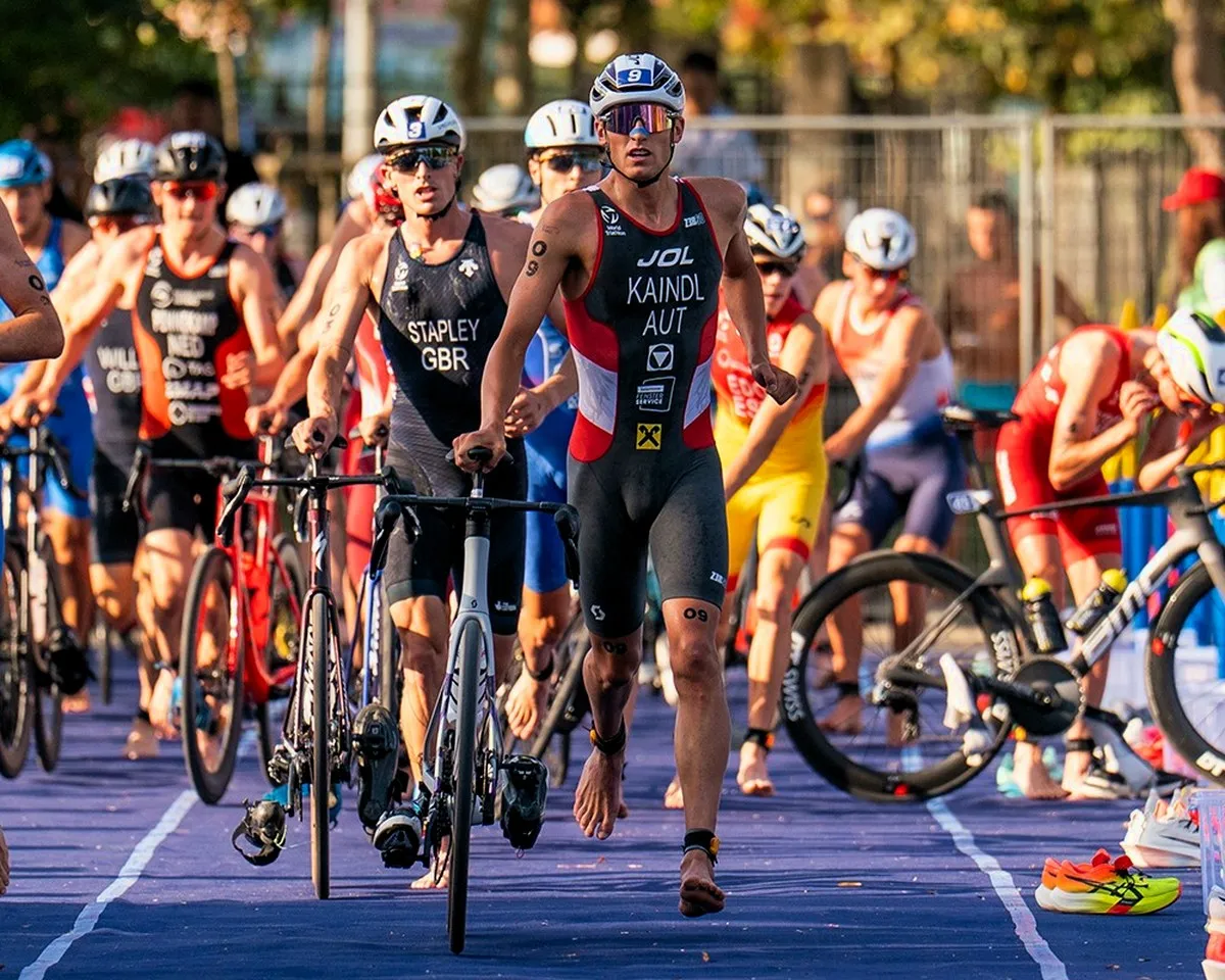 Triathlet Tjebbe Kaindl