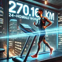 24-Stunden-Weltrekord auf dem Laufband