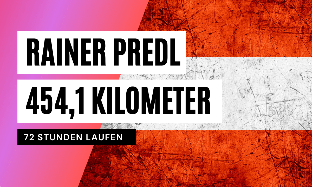 Rainer Predl gelingt Rekord im 72-Stundenlauf