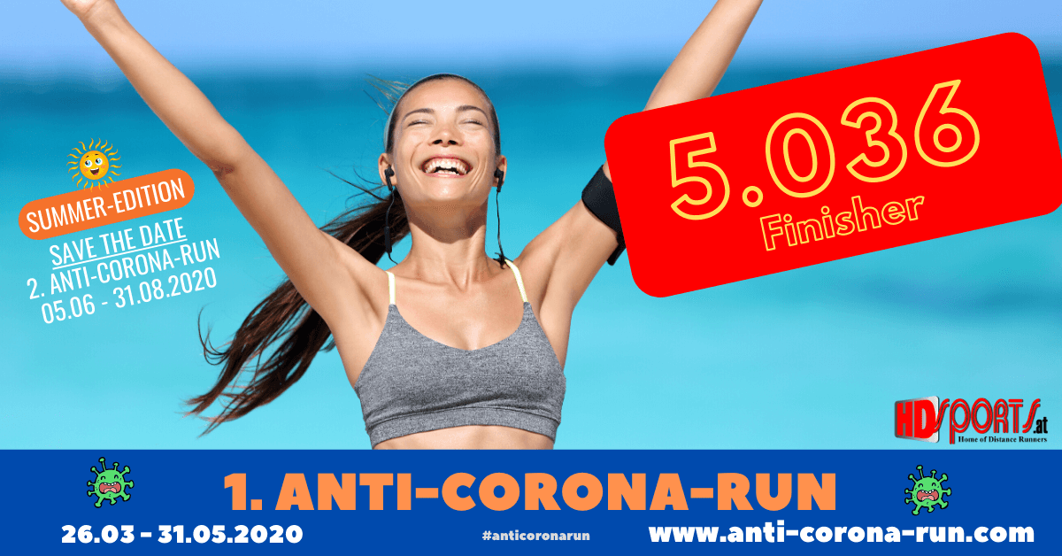Über 5.000 Finisher beim 1. Anti Corona Run