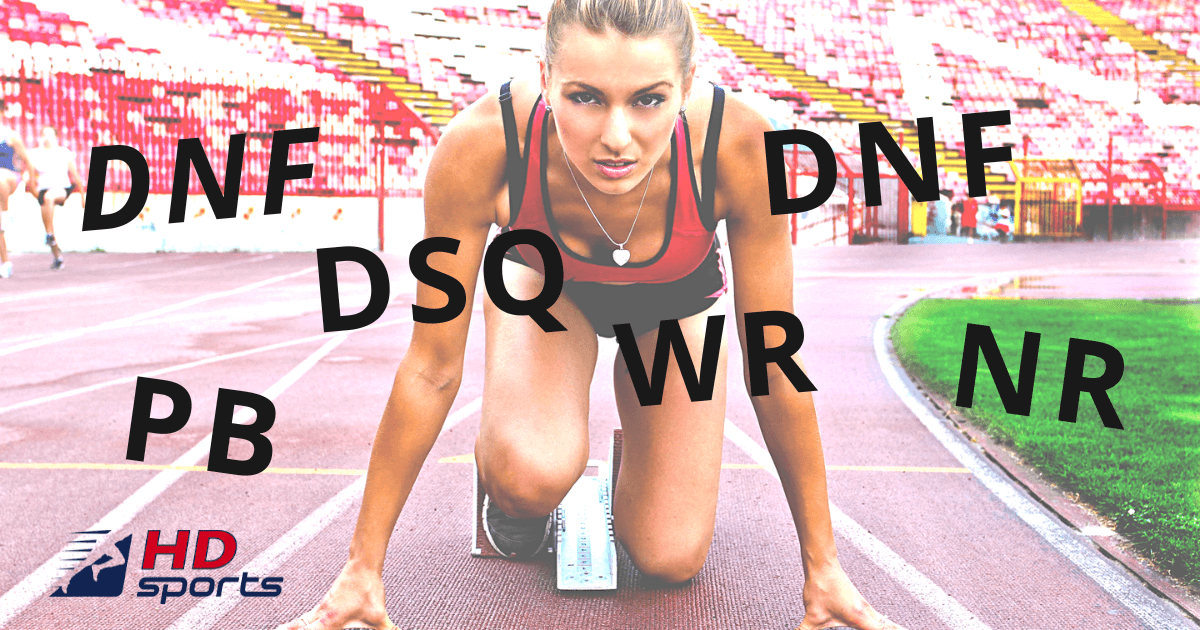 DNF, DNS and DSQ explained