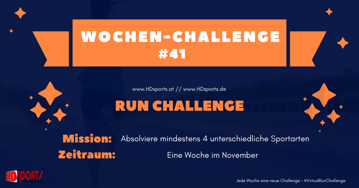 Lauf Challenge November - Wochen Aufgabe