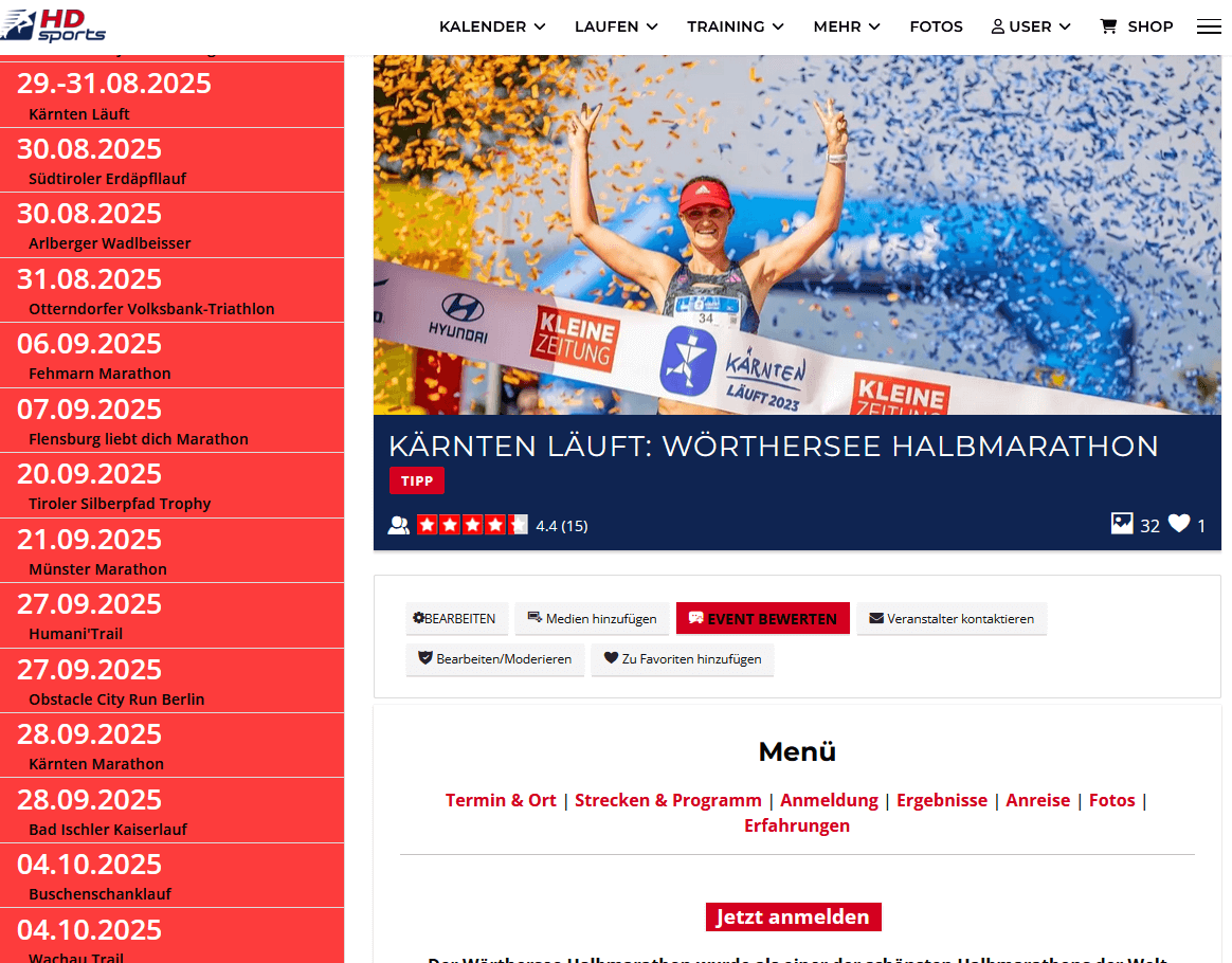 Hdsports Laufkalender Detailseite2