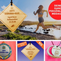 Anti Corona Run Medaille