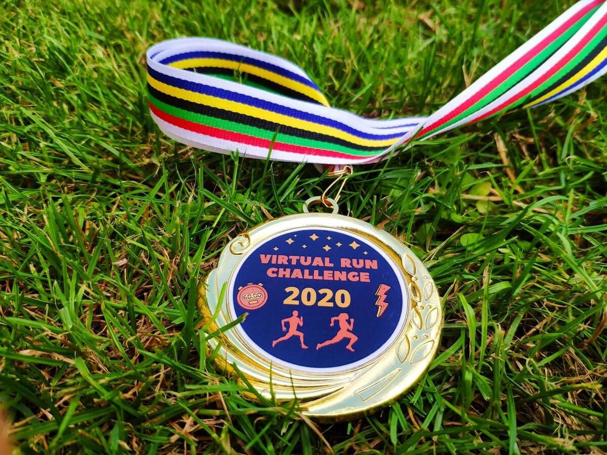 Virtual Run Challenge Medaillen