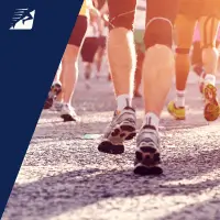 Die Füße von Läufern