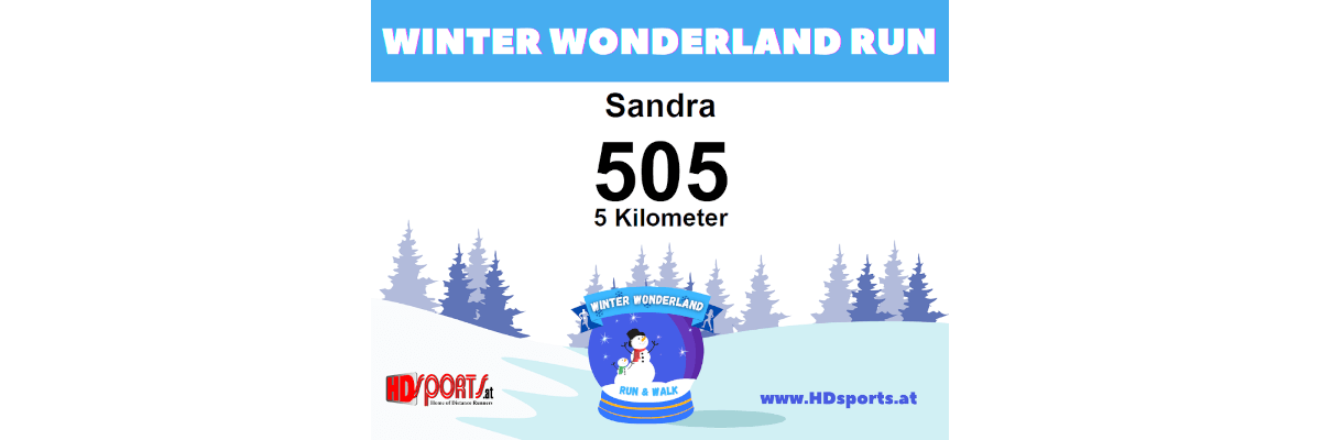 Deine persönliche Startnummer