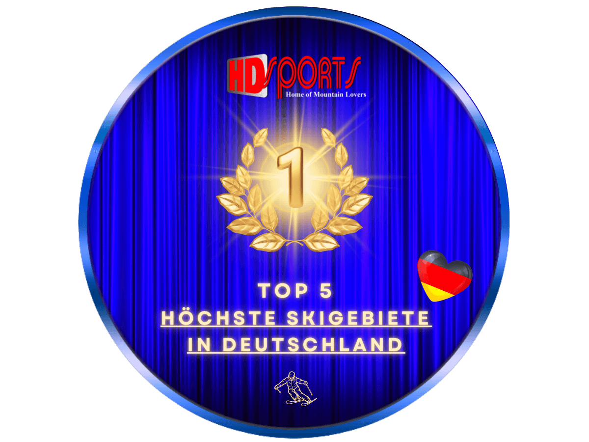 Die 5 höchsten Skigebiete in Deutschland