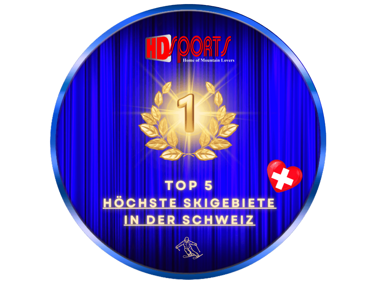 Die 5 höchsten Skigebiete in der Schweiz