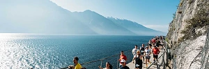 The Lake Garda 42 Marathon is one of several stunning lake runs in Italy.