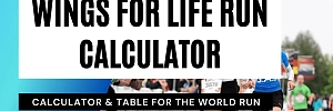Wings for Life World Run Calculator