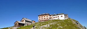 Das Watzmannhaus in den Berchtesgadener Alpen