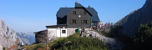 Die Voisthaler Hütte in der Hochschwabgruppe