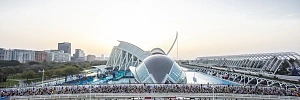 Hunderte Läufer beim Valencia Marathon