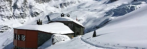 Die Coaz-Hütte (Chamanna Coaz) in der Berninagruppe