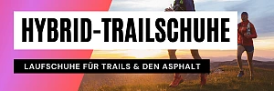 Hybrid-Trailschuhe zum Laufen auf Trails und Asphalt