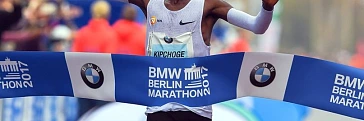 Eliud Kipchoge at the Berlin Marathon